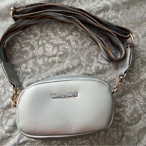 Montana West Silver Crossbody Bag